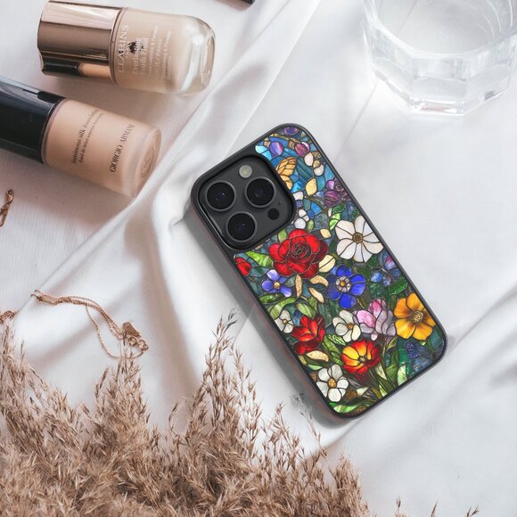 Floral Phone Cover – iPhone 16, 15 Pro, 14, Galaxy S25, S24, S24 Ultra, Pixel 9 - Picture 9 of 9